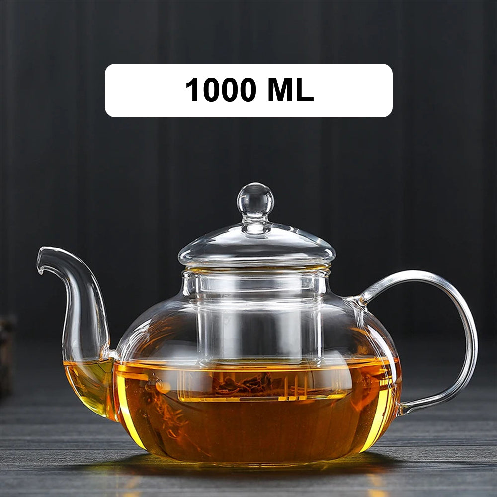 Hitzebeständiges Teekannen-Set aus Glas im japanischen Stil