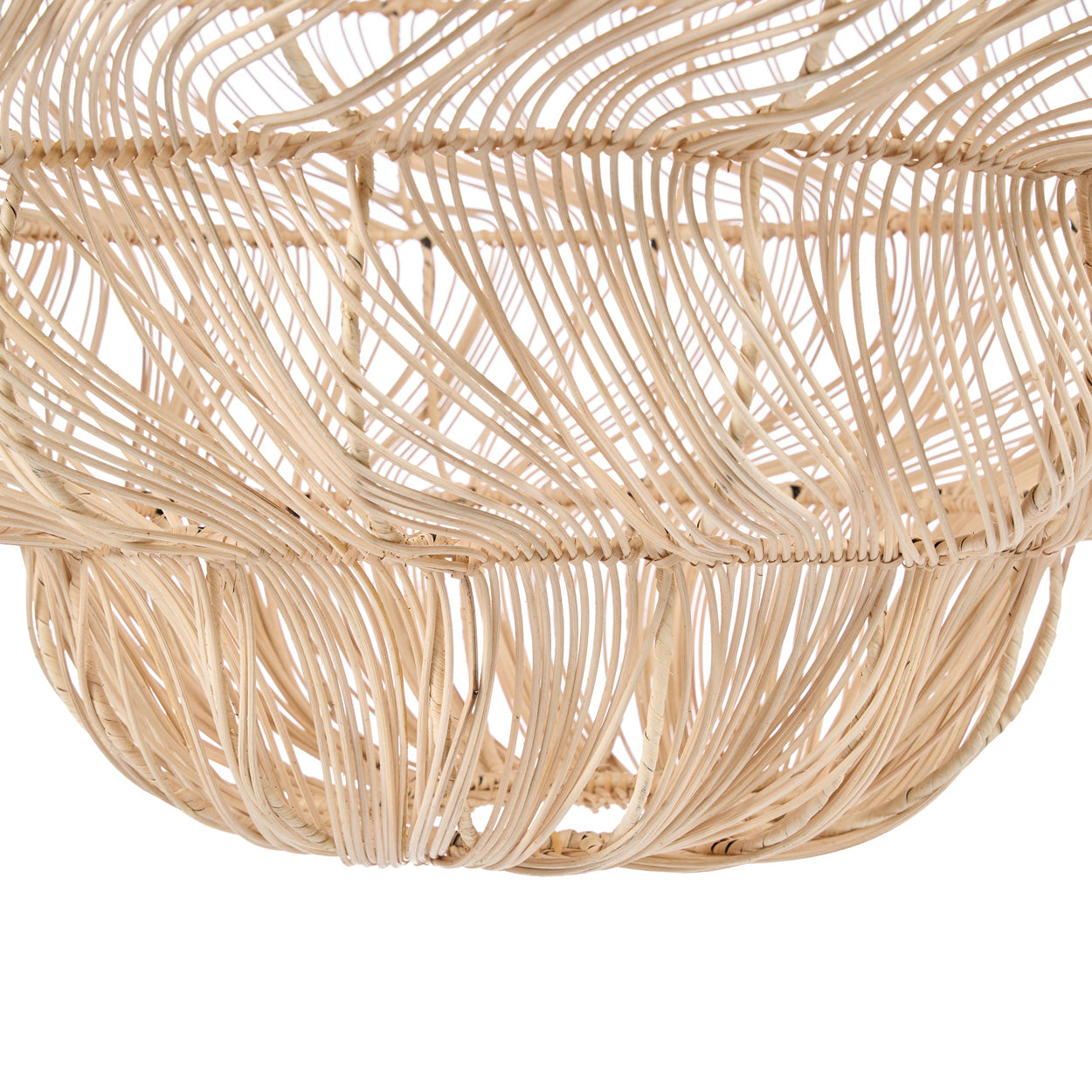 The Aurora Puff Pendant - Natural - XL Close View