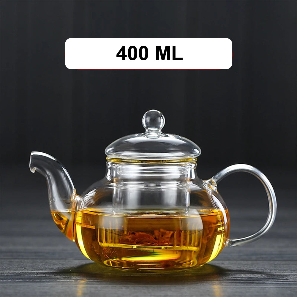 Hitzebeständiges Teekannen-Set aus Glas im japanischen Stil