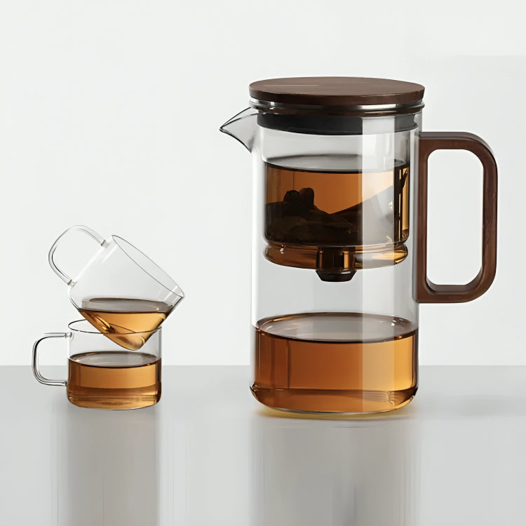 SAMADOYO Elegante Glas-Teekanne