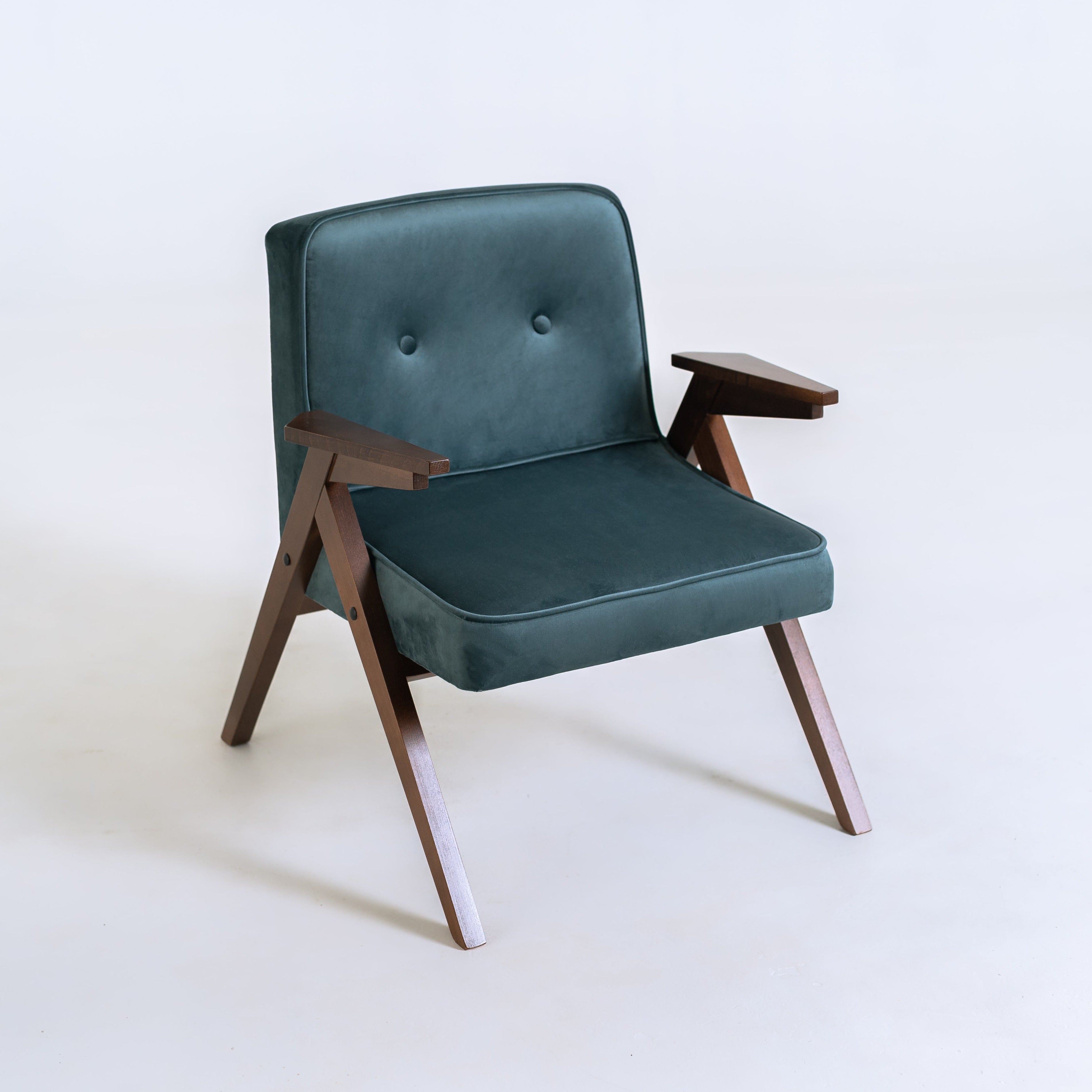 VINC Sessel - Blaubeere - Nussig