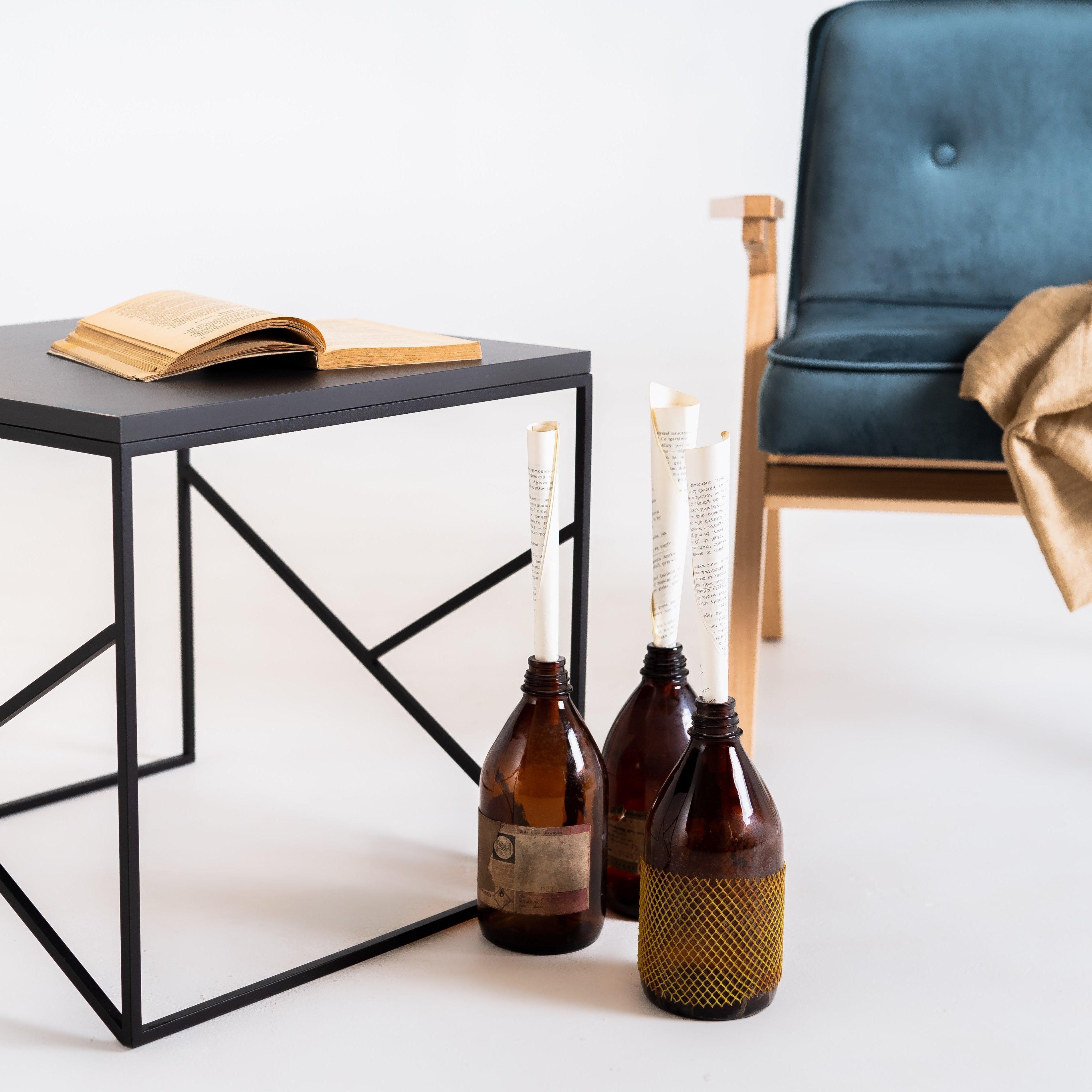 VINC Sessel - Blaubeere Natur