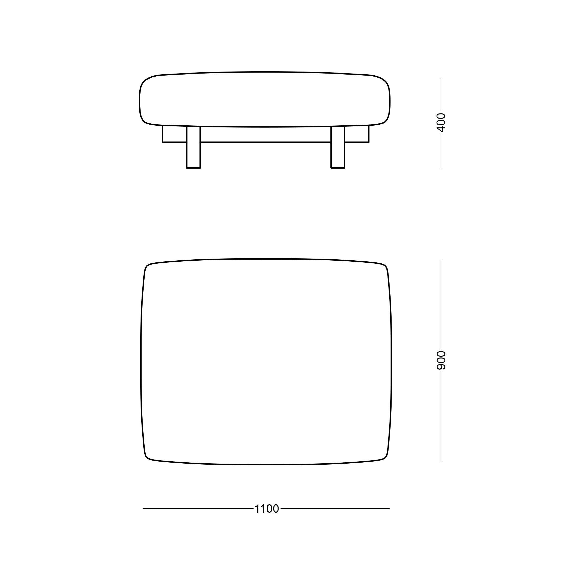 Alchemist Pouffe Dimensions