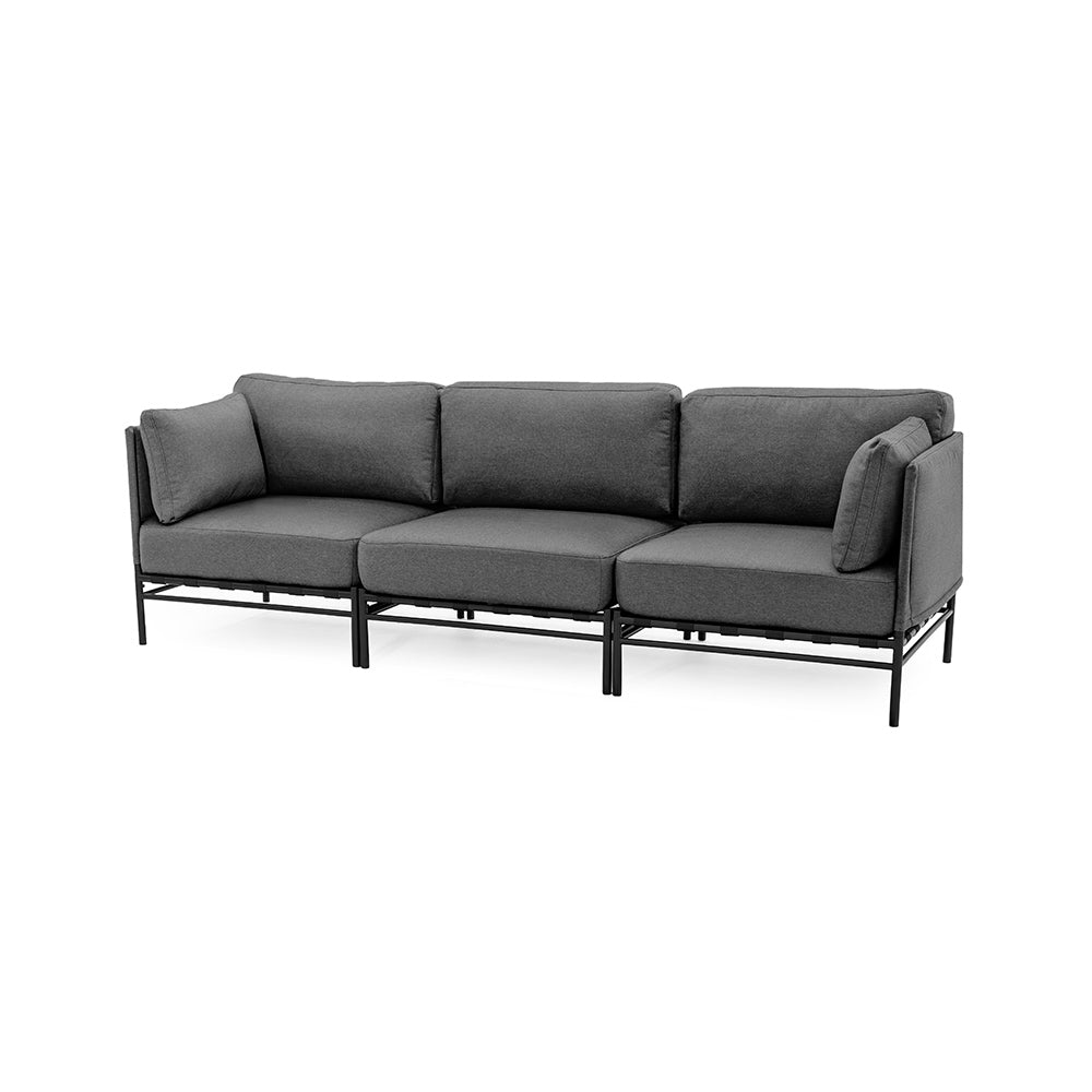 DANDY Sofa 3 - Outdoor Dark Gray 2