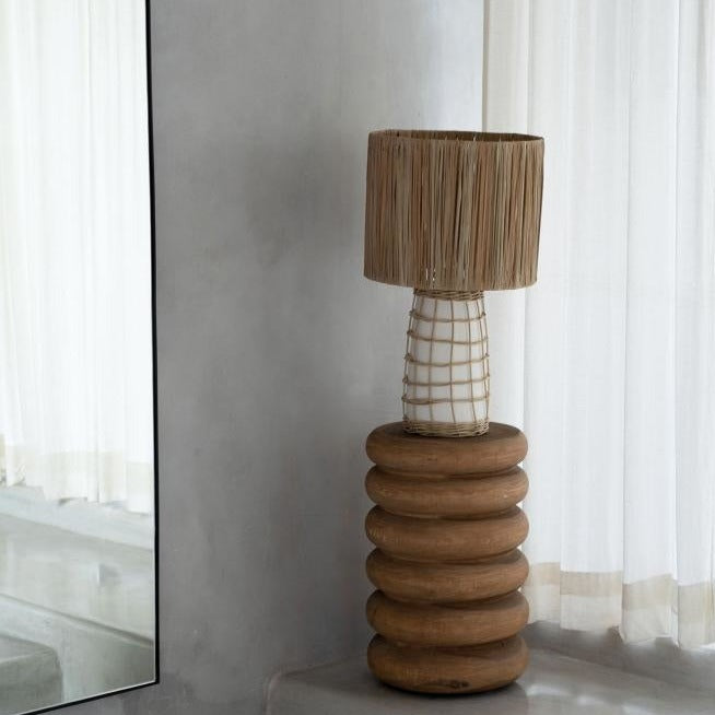 The SKIATHOS Table Lamp - Natural White Interior