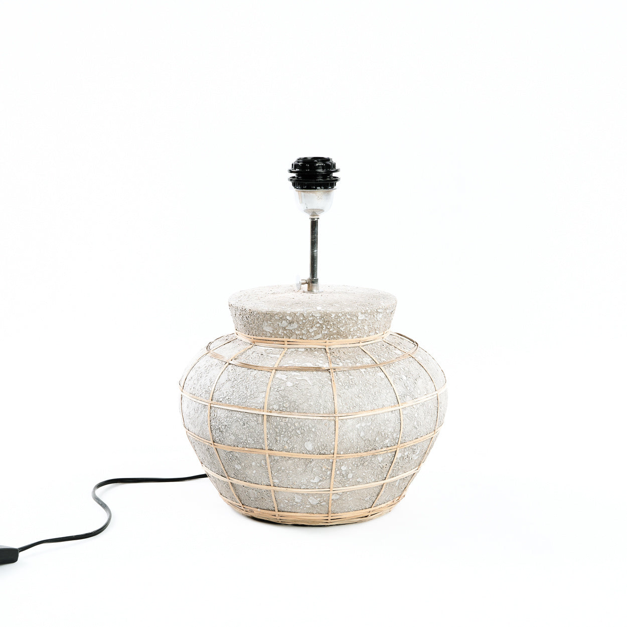 The LIPSI Table Lamp - Natural Concrete