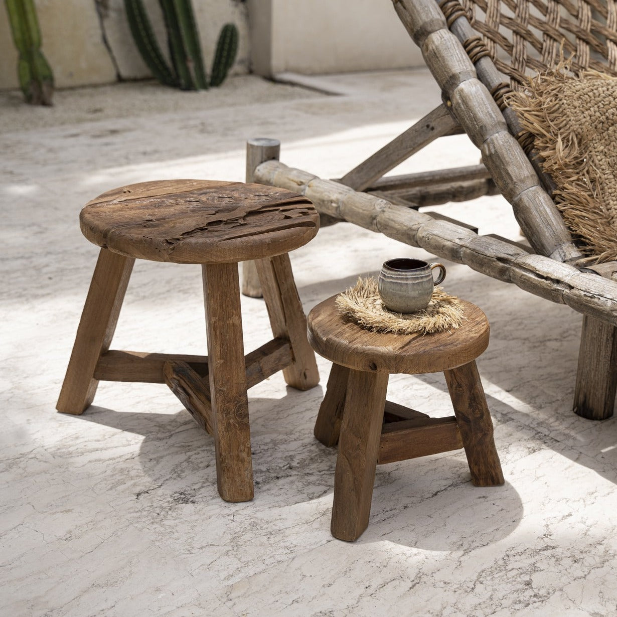 THE YATAI Stool Natural