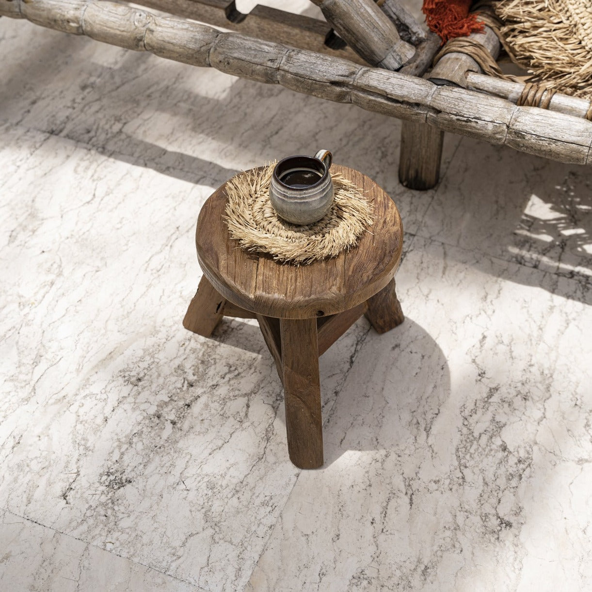 THE YATAI Stool Natural