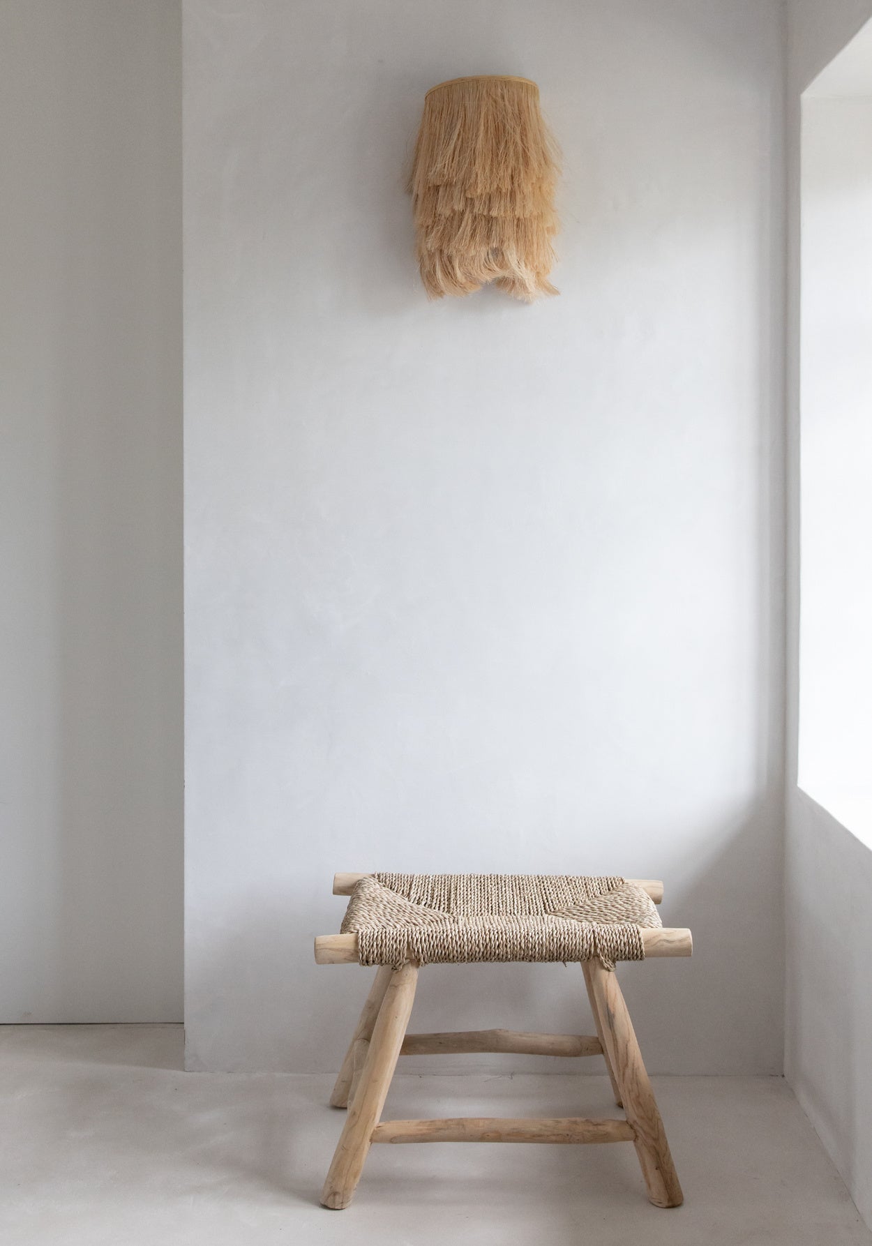 The ABACA Wall Applique - Natural Interior