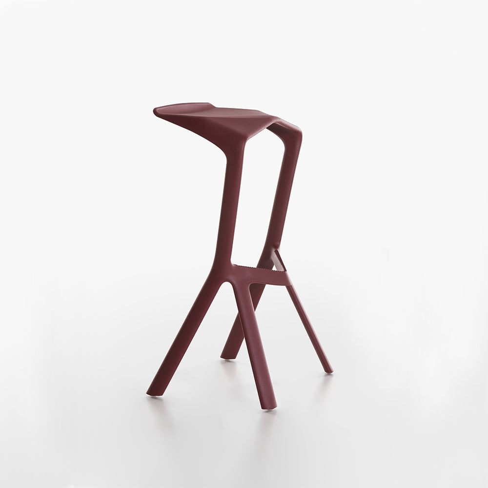 MIURA Stool Wine Red