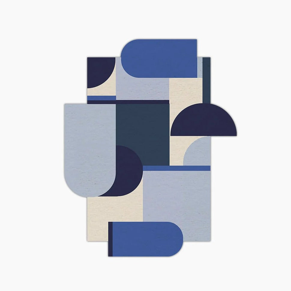 NIKO Homemade Rug Blue