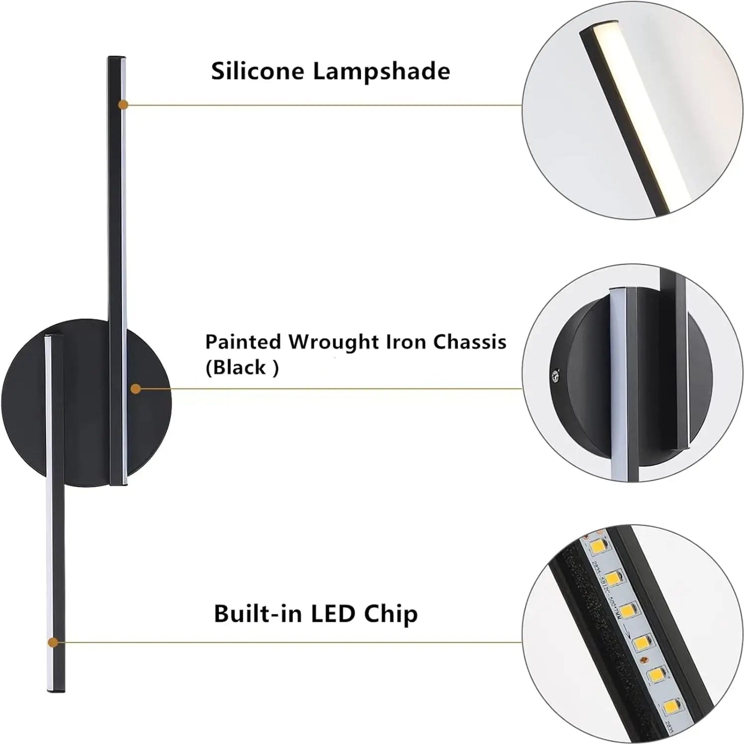 Indoor Modern LED Wall Lamp From Aluminum Info