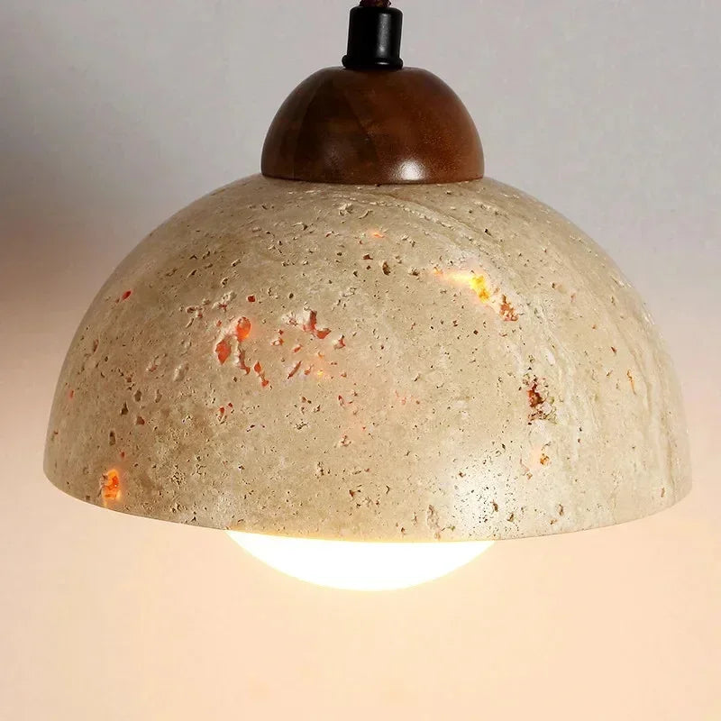 Stone Hanging Pendant Lamp for Living Room 5