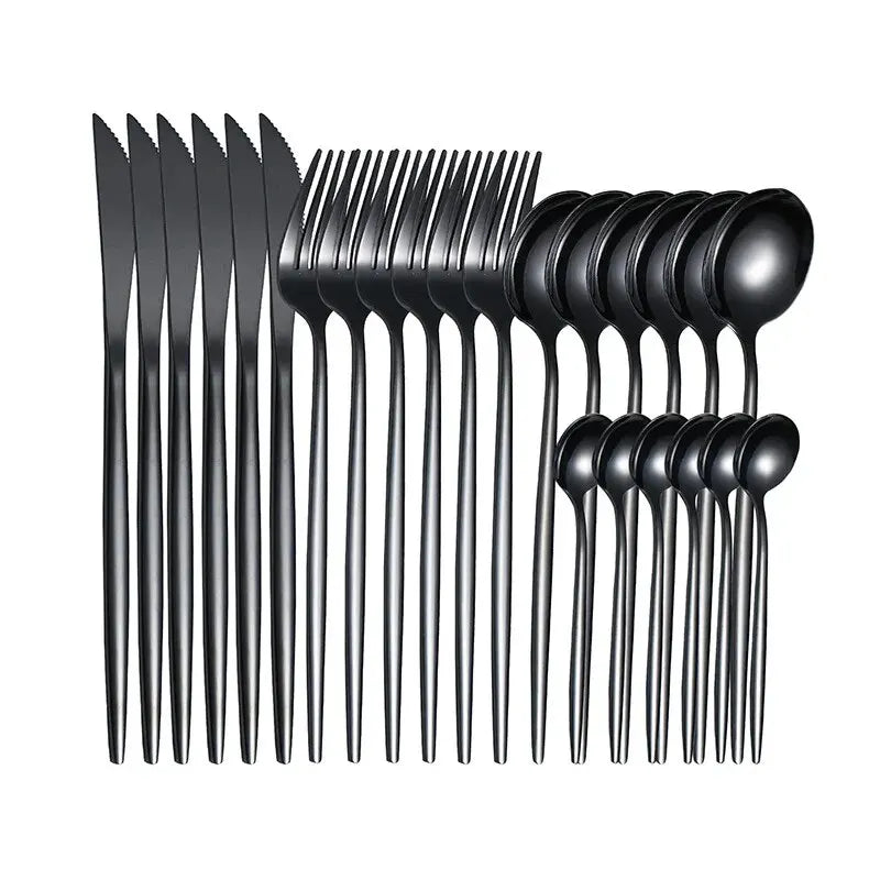 Edelstahl-Besteck-Set