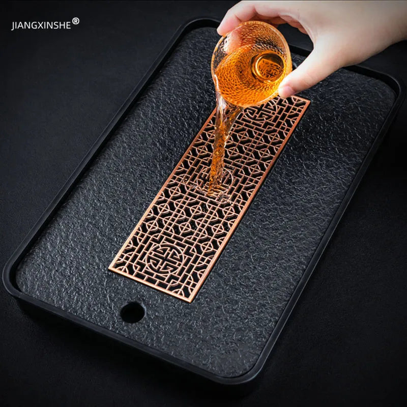 Leichtes luxuriöses Teetablett