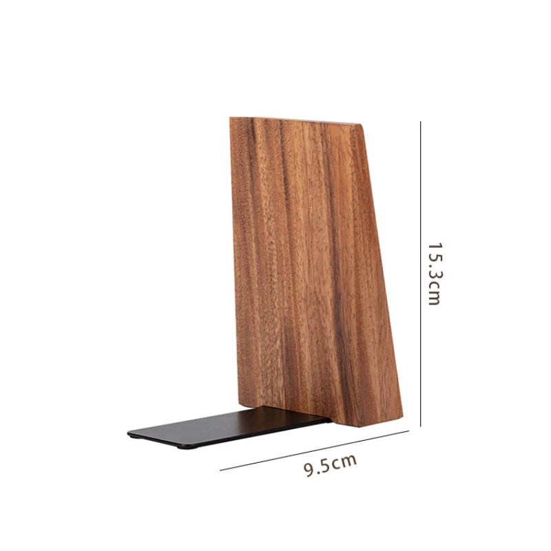 Einfache hölzerne Schräge Buchstütze