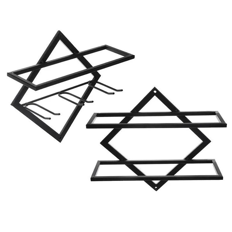 Dekoratives Weinregal für die Wandmontage