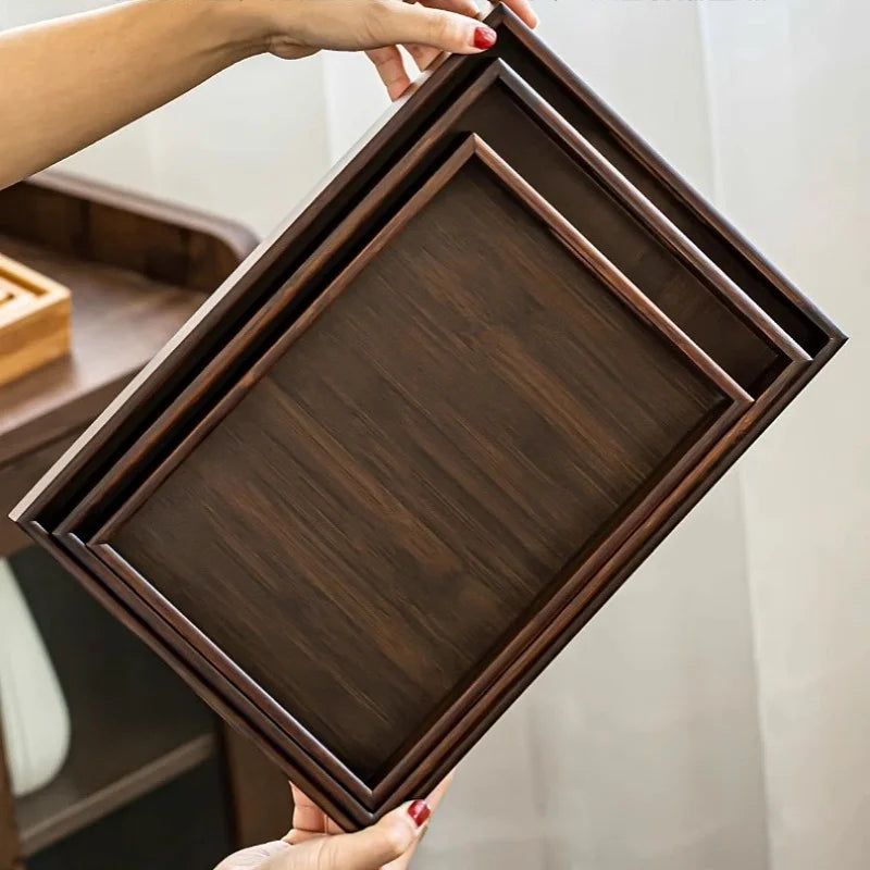 Bambus Tee Tablett Retro Style