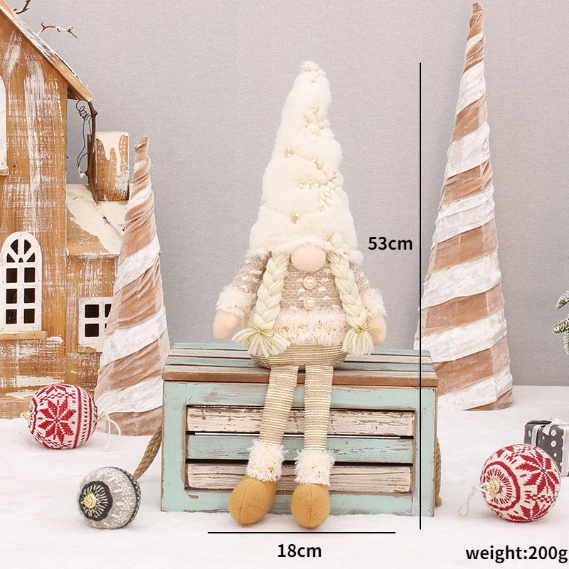 Weihnachtsmann-Puppe für Weihnachten zu Hause