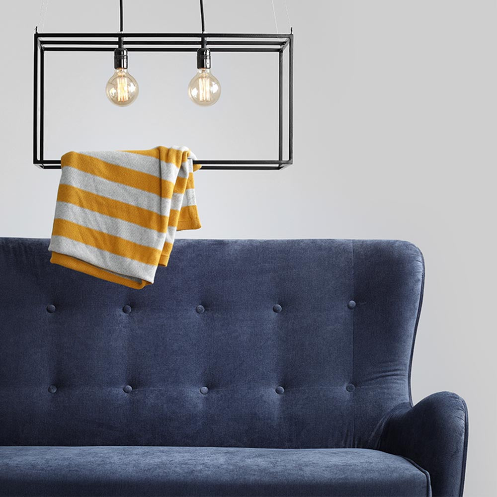 COZYBOY 2 Seater Sofa Blue Interior