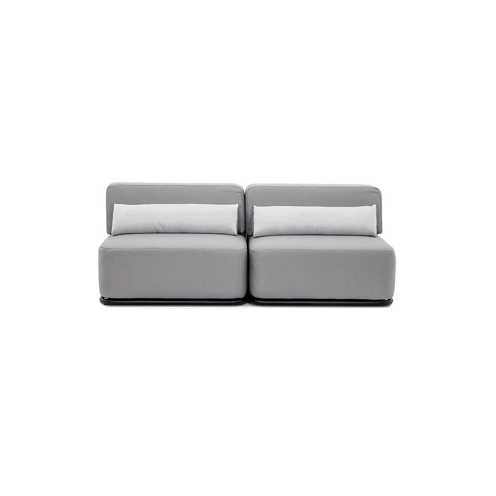 STRAW Sofa 2 - Outdoor Gray