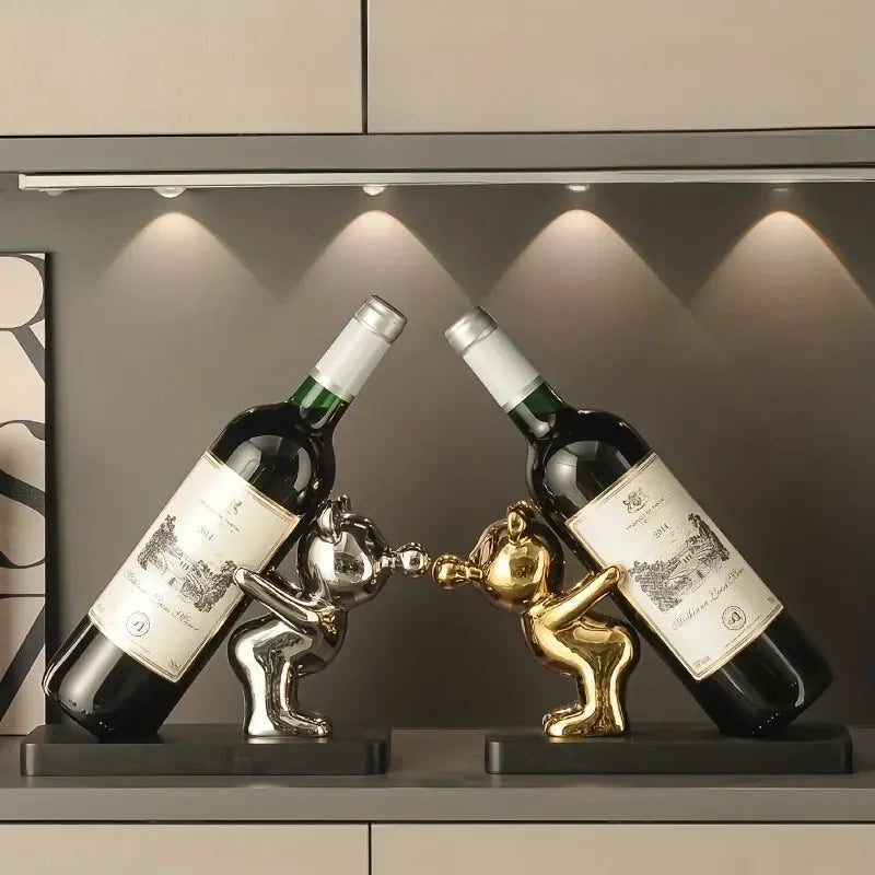 Keramik Bär Weinregal