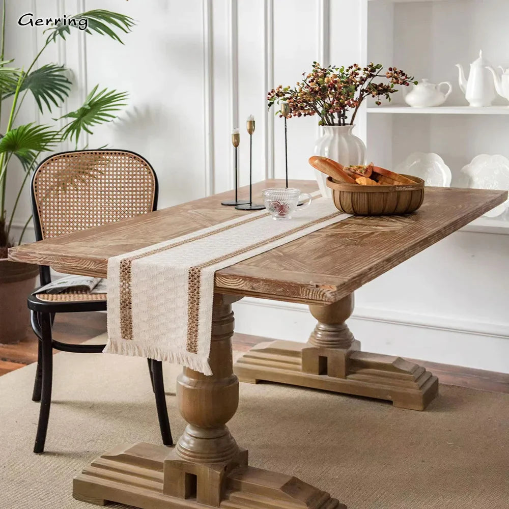 Vintage-Tischläufer mit Muster