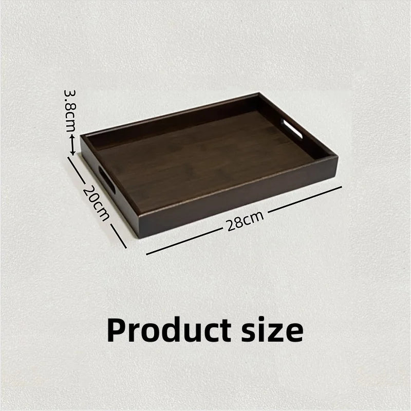 Bambus Tee Tablett Retro Style