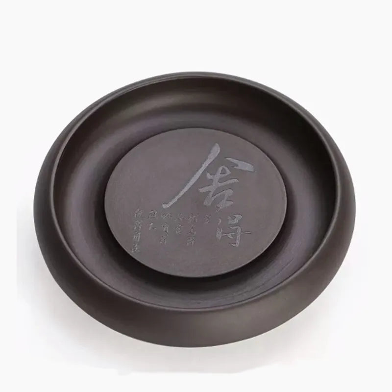 Handgeflochtenes Rattan-Tee-Tablett