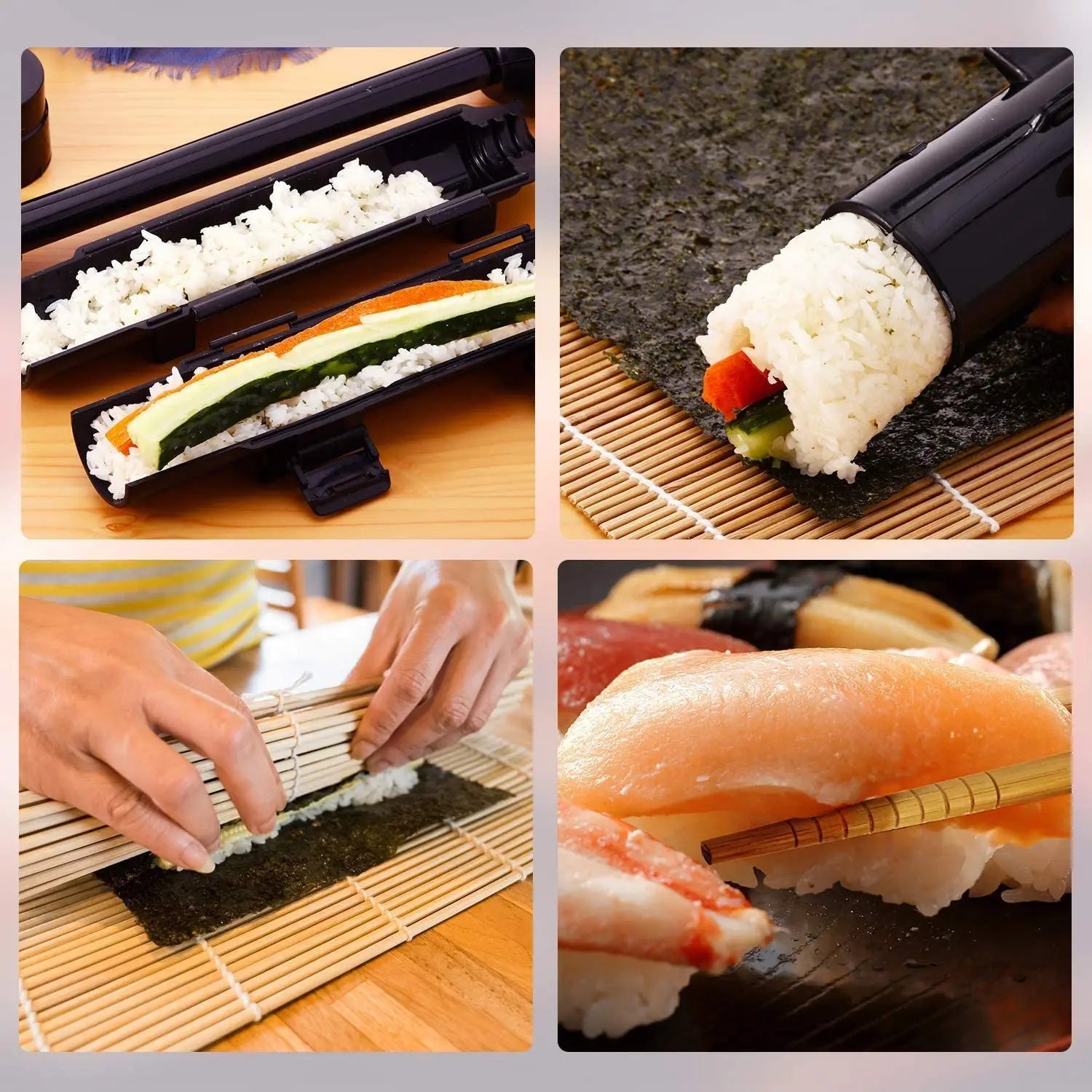 Simple Sushi Making Set Accessory Instruction