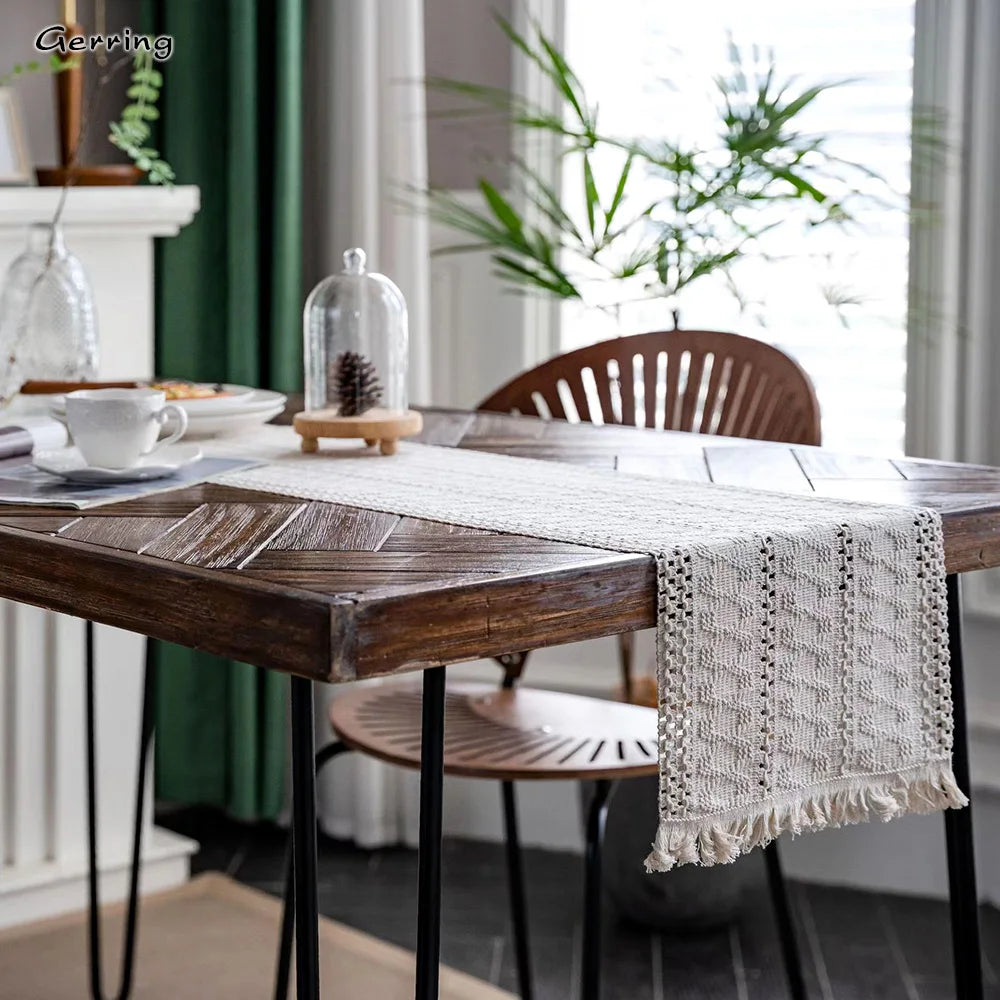 Vintage-Tischläufer mit Muster