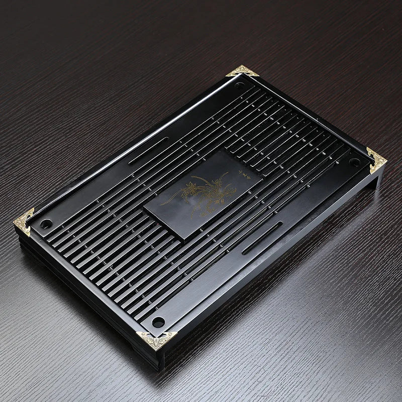 Chinesisches Massivholz-Tee-Tablett