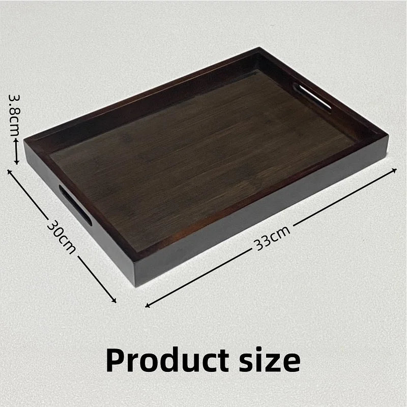 Bambus Tee Tablett Retro Style