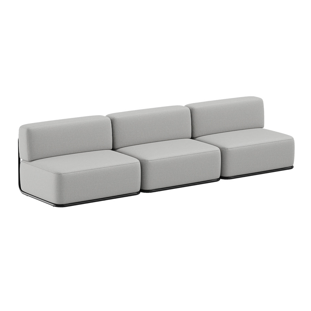 STRAW Sofa 3 - Outdoor Gray 2