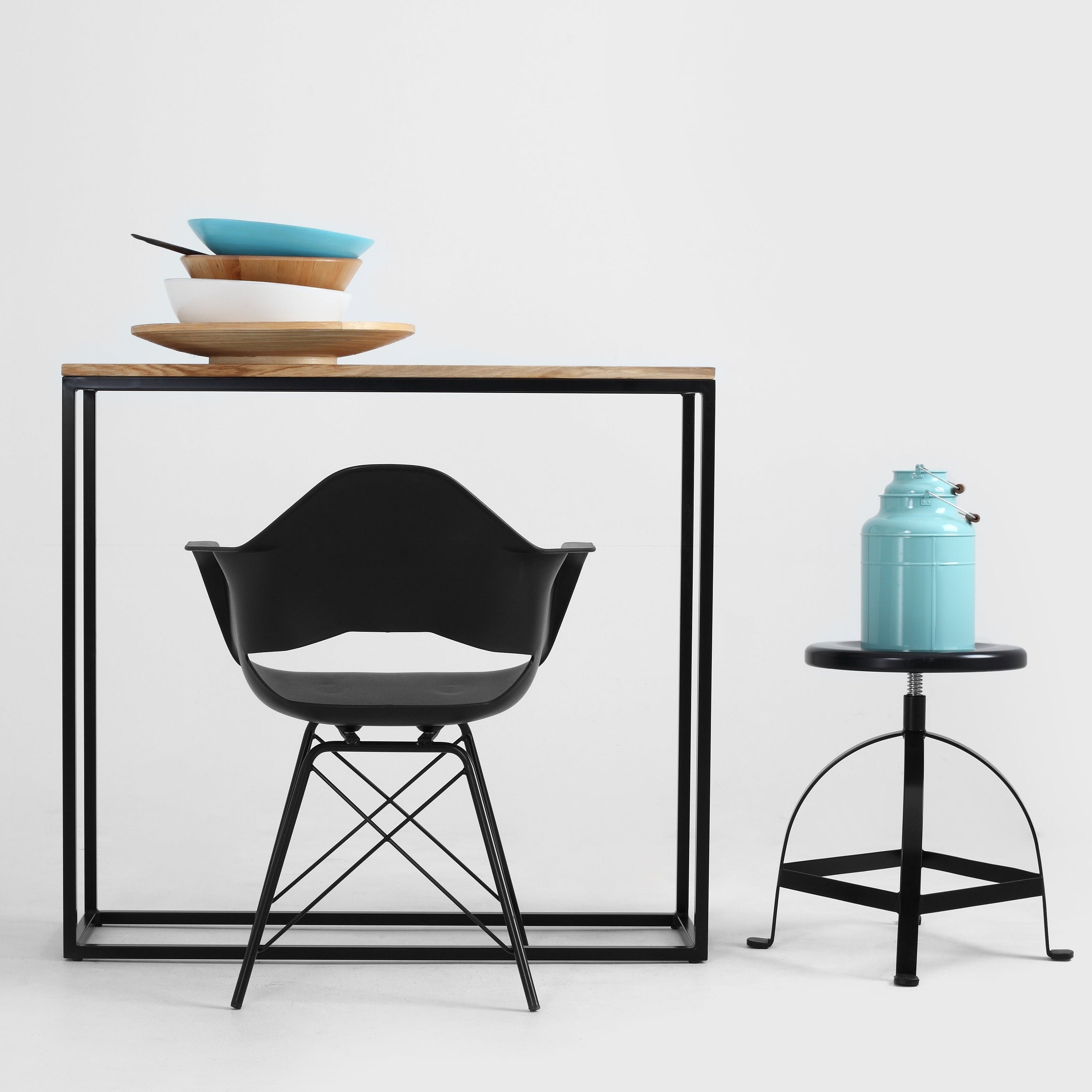 JULITA Console Wood 92 Black Interior