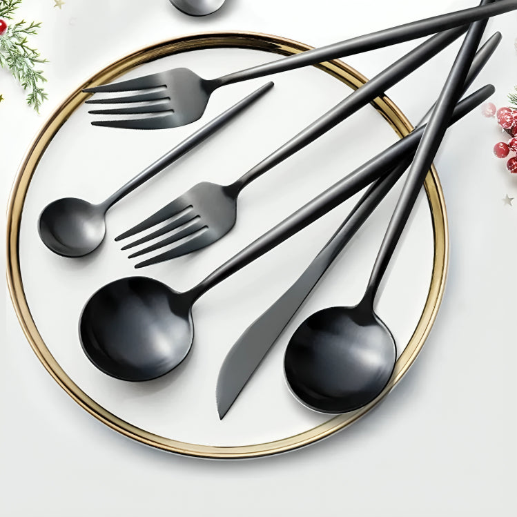 Edelstahl-Besteck-Set