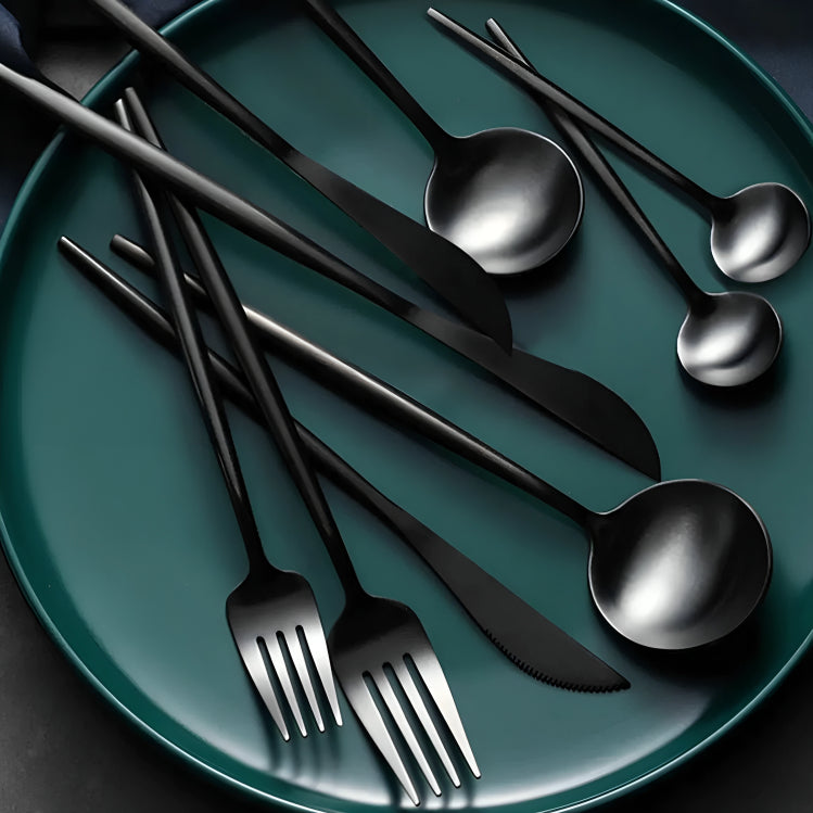 Edelstahl-Besteck-Set