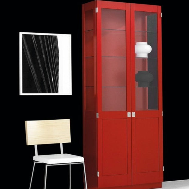 K72 Cabinet 739 red, interior view