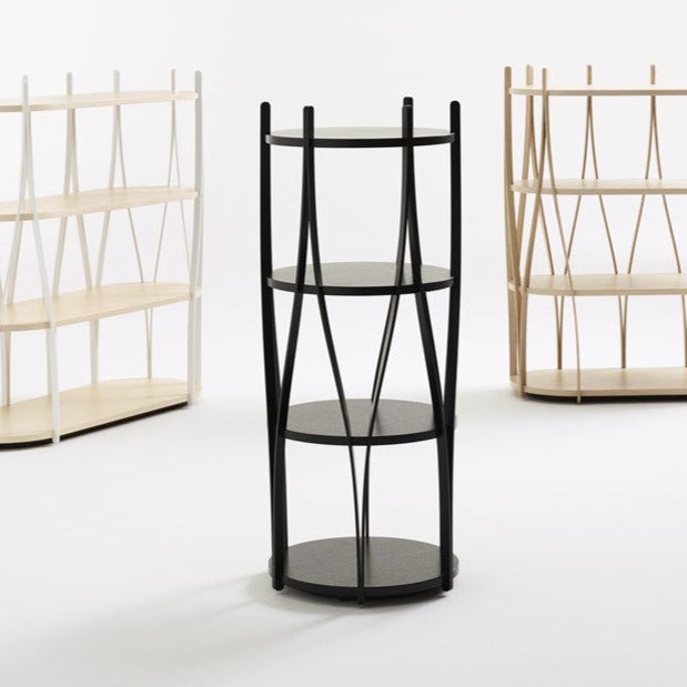 ALVA Shelf AV523 set black and ash