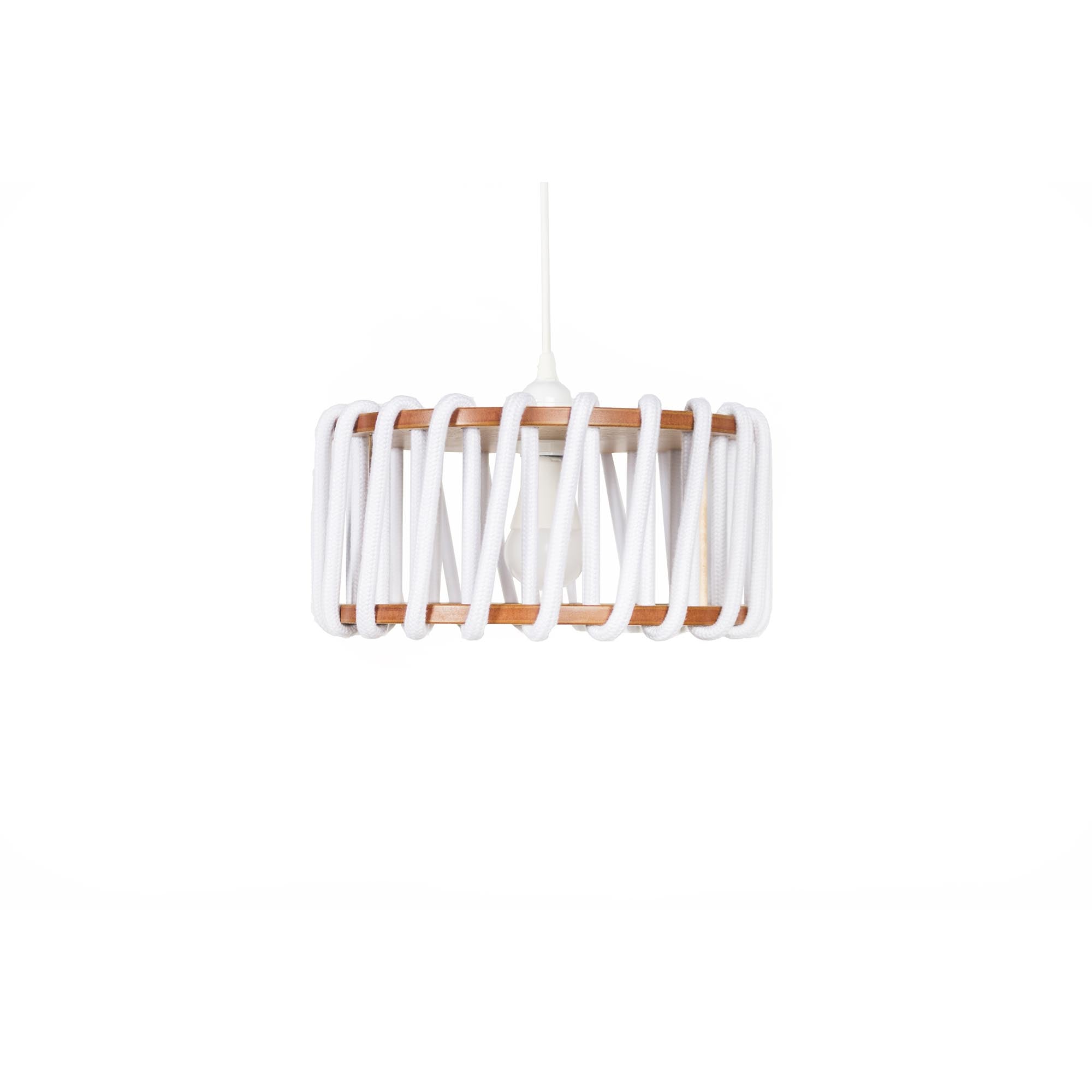 MACARON Pendant Lamp White 30 cm side view