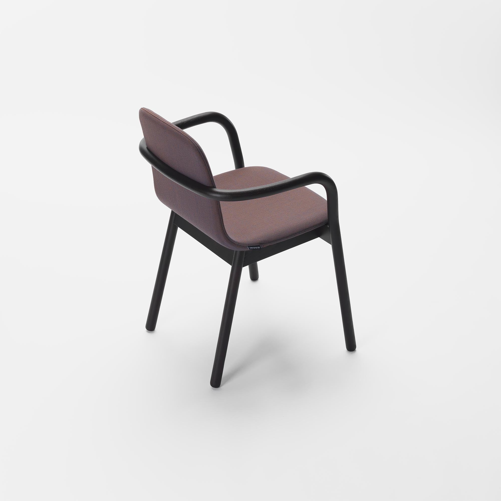 HUG ARMCHAIR Gebeizte Esche Wenge Braun