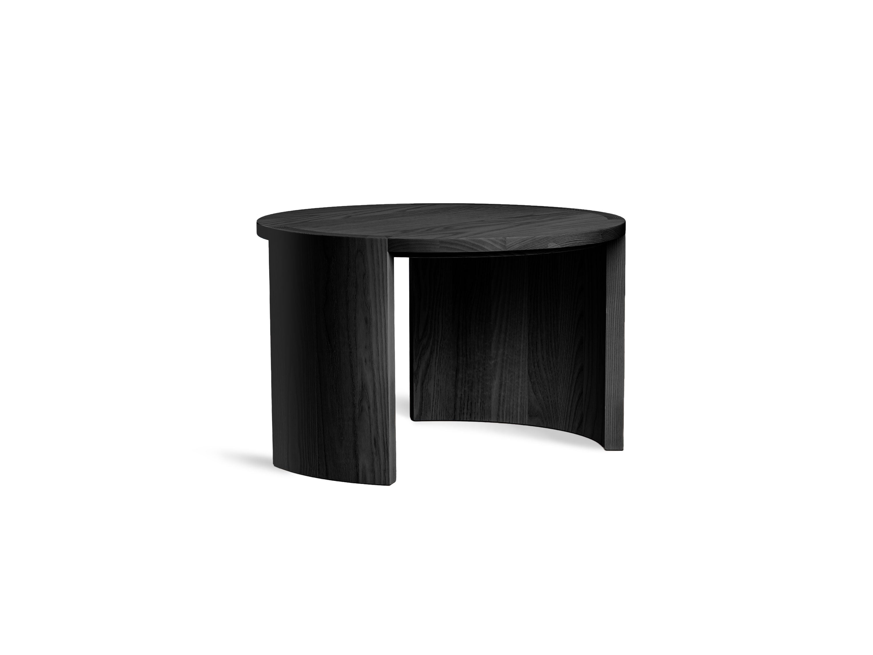 AIRISTO Coffee Table Black Ash Side View