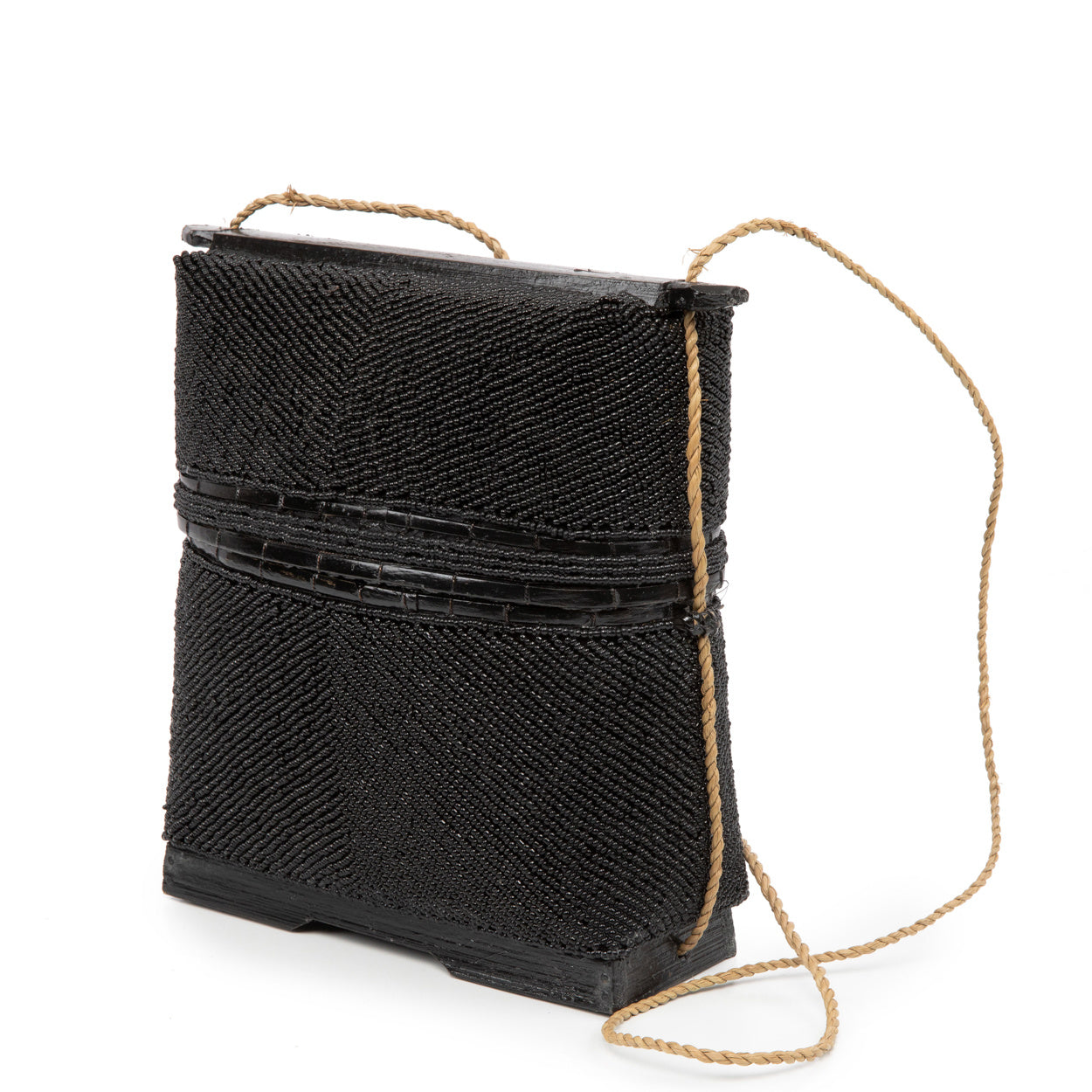 THE BEADED TREASURE Box side view