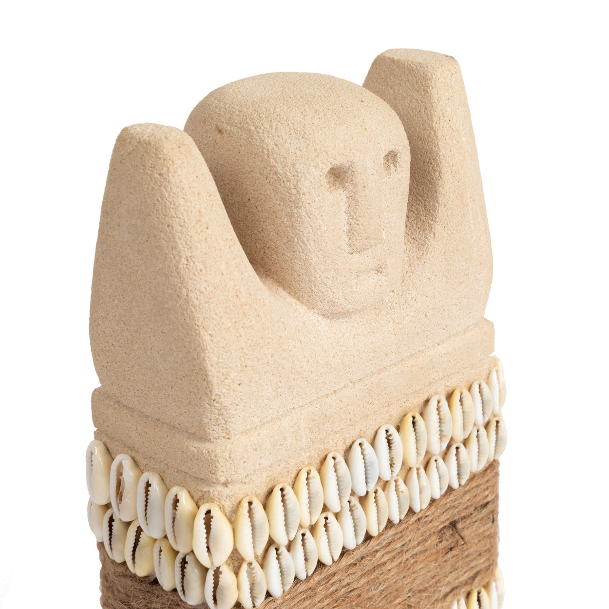 THE SUMBA STONE Statue #28 Large macro half-side view