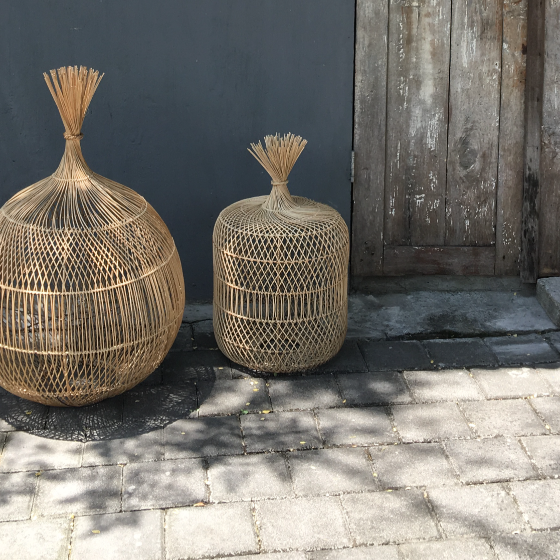 THE WONTON Stehlampe Hängeleuchte Natur