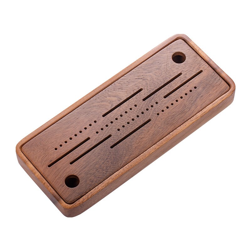 Walnut Water Storage Tea Tray white background