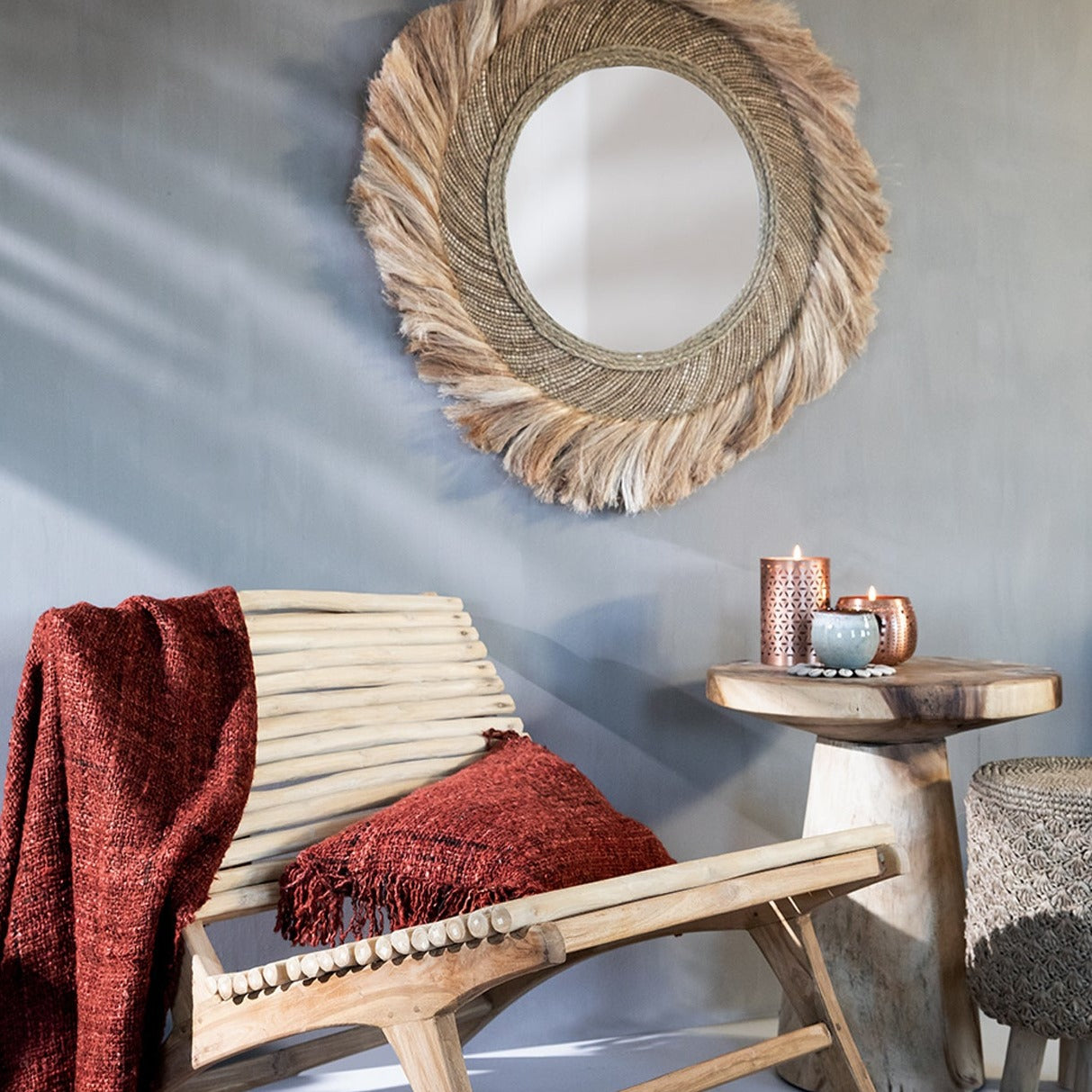 THE TRIANGLE BALL Candle Holder interior view