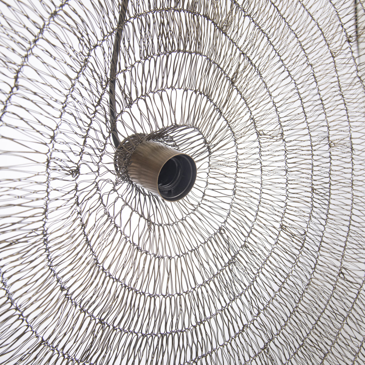 THE NAMASTE Pendant side macro view of bulb holder