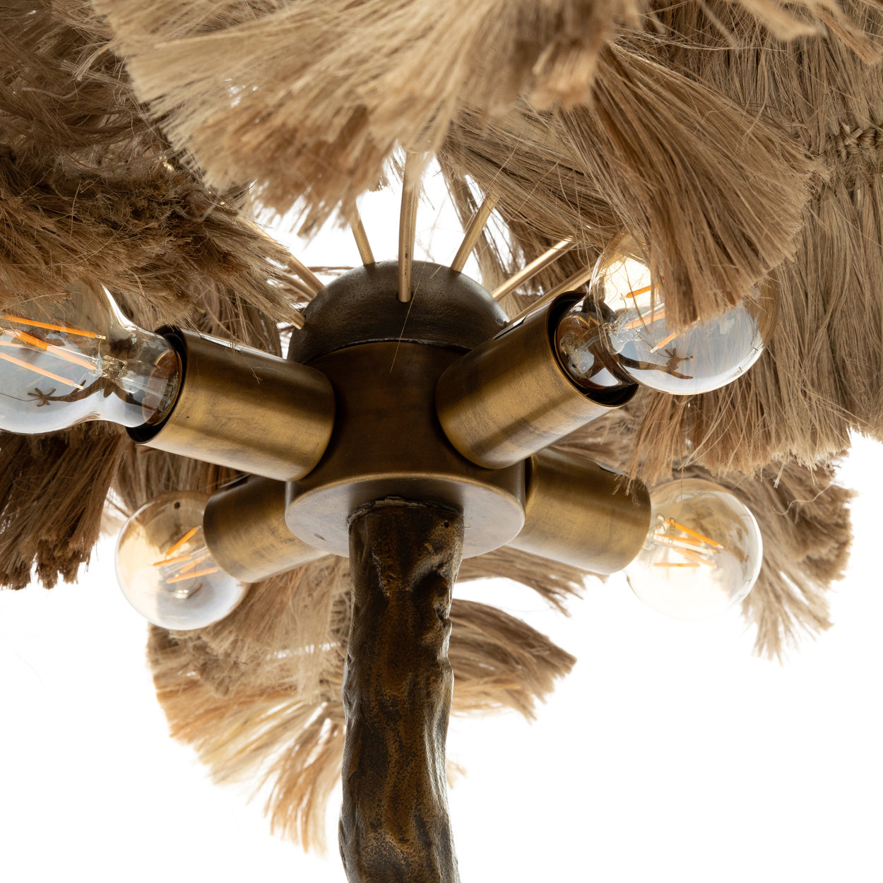 THE PALM TREE Table Lamp below macro view