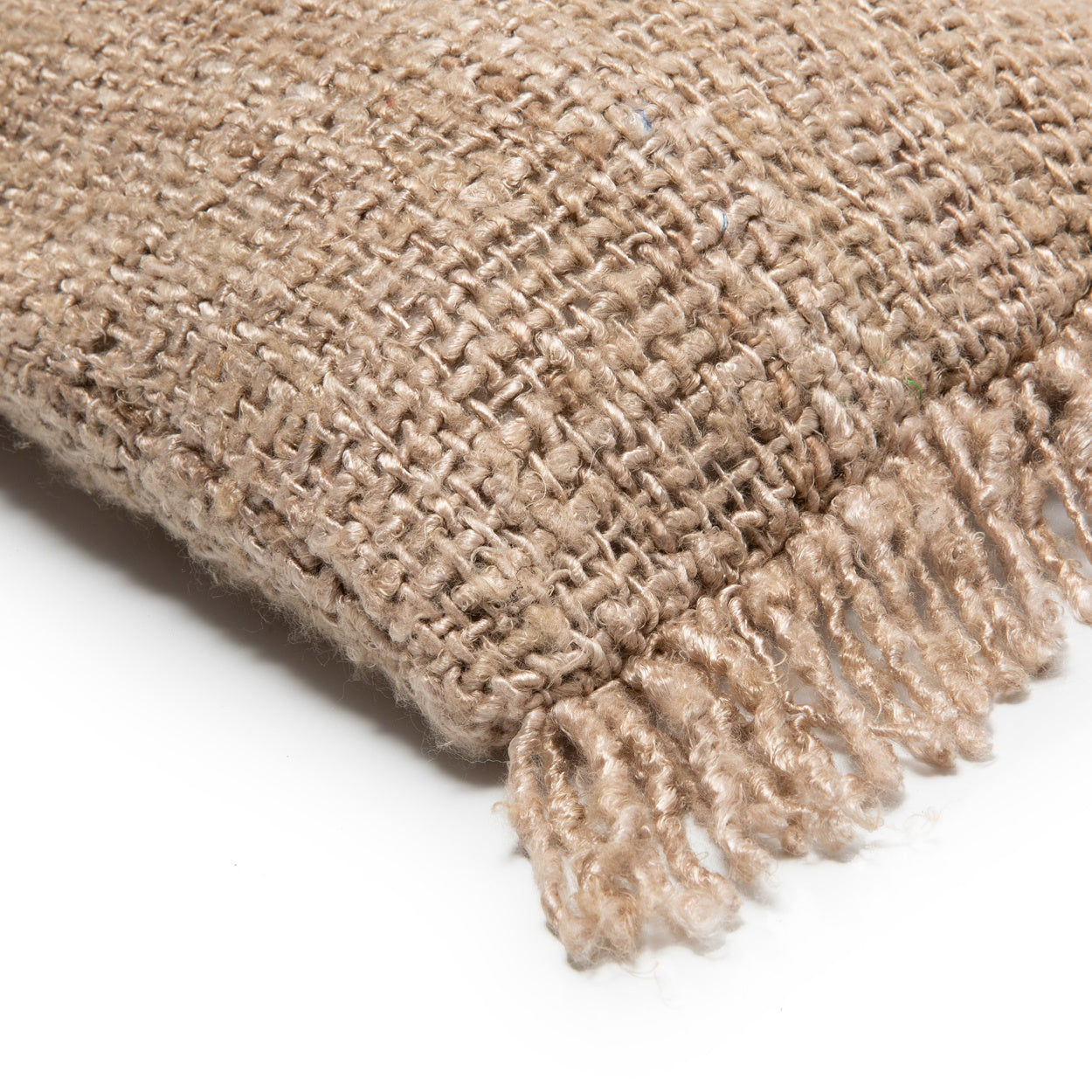 OH MY GEE Cushion Cover Beige macro view